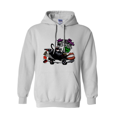 White Logo Hoodie