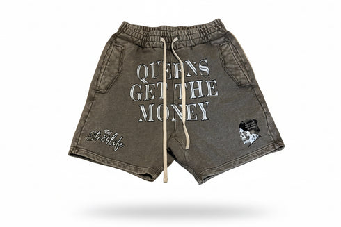 Queens G.T.M Shorts - Grey
