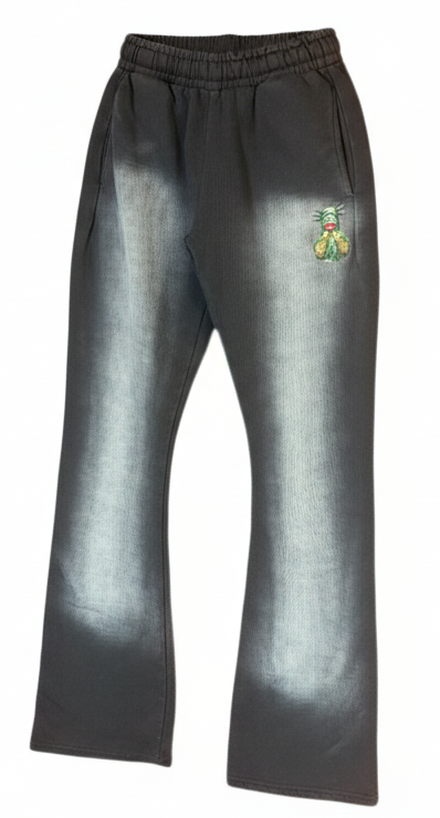 Nora Smiles Faded Black Sweat Pants