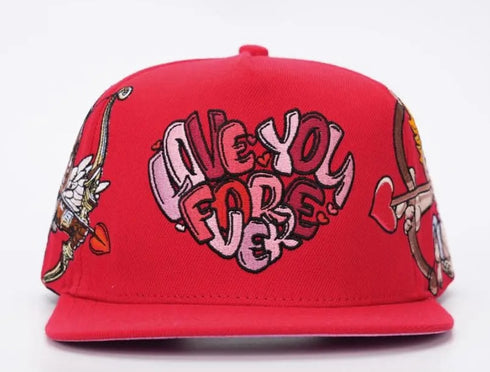 Love You Forever Red Brim (last one no more restock)