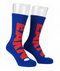 Red Over Blue Earn Socks