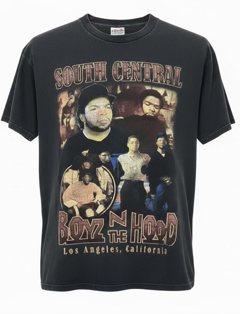 South Central Washed Black T
